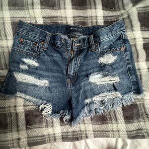 Aeropostale High Rise Shorty Jean Shorts : Size 2